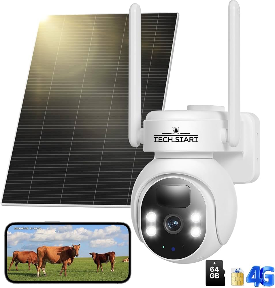 4G Solar PTZ Camera