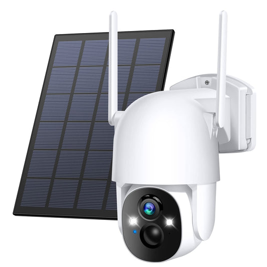 Outdoor Wireless Solar Camera PTZ With 128GB Micro SD