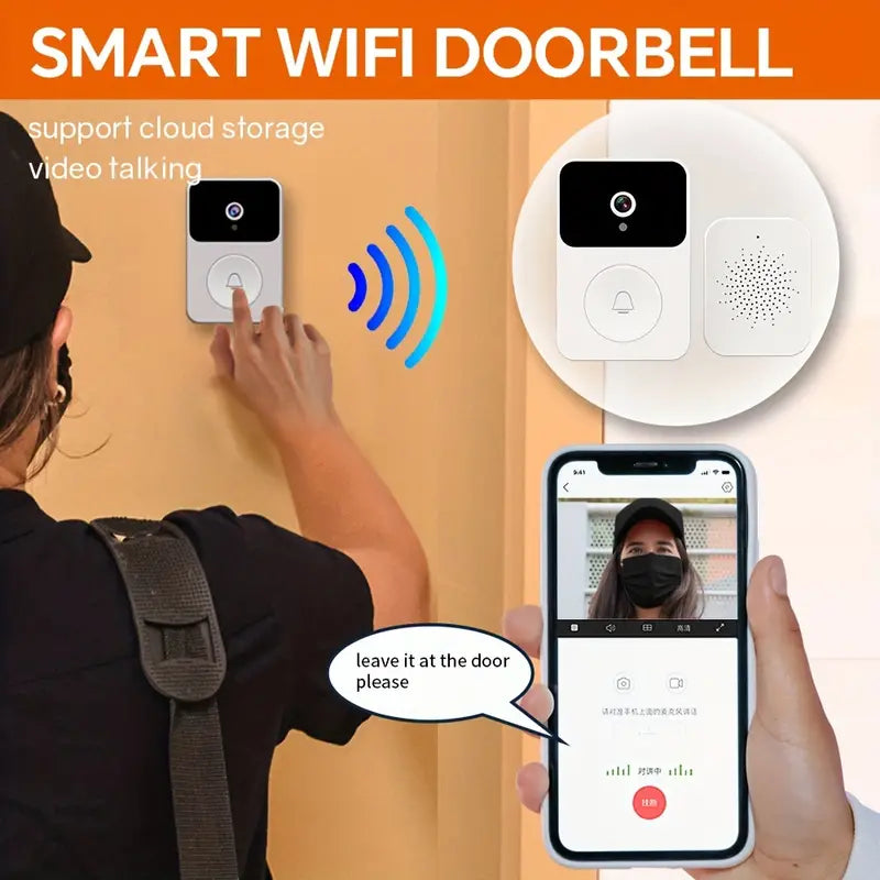 Wifi Video Doorbell Rechargeable